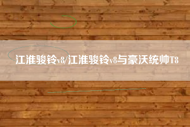 江淮骏铃v8/江淮骏铃v8与豪沃统帅T8