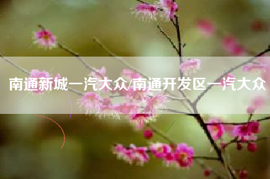 南通新城一汽大众/南通开发区一汽大众 南通新城一汽大众/南通开发区一汽大众