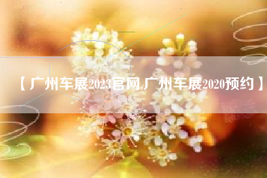 【广州车展2023官网,广州车展2020预约】