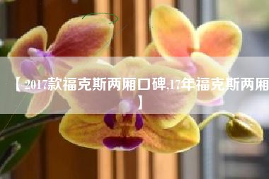 【2017款福克斯两厢口碑,17年福克斯两厢】