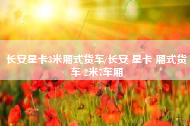 长安星卡3米厢式货车/长安 星卡 厢式货车 2米7车厢 长安星卡3米厢式货车/长安 星卡 厢式货车 2米7车厢