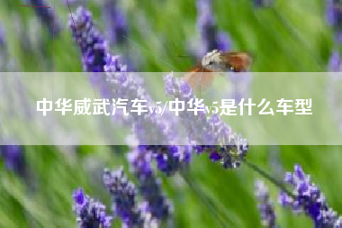 中华威武汽车v5/中华v5是什么车型 中华威武汽车v5/中华v5是什么车型