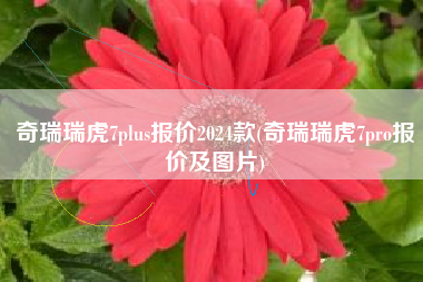 奇瑞瑞虎7plus报价2024款(奇瑞瑞虎7pro报价及图片)