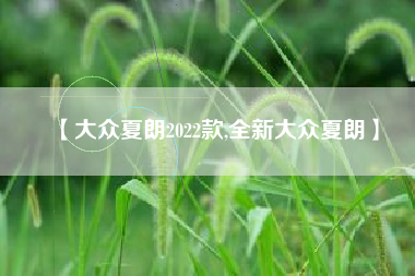 【大众夏朗2022款,全新大众夏朗】